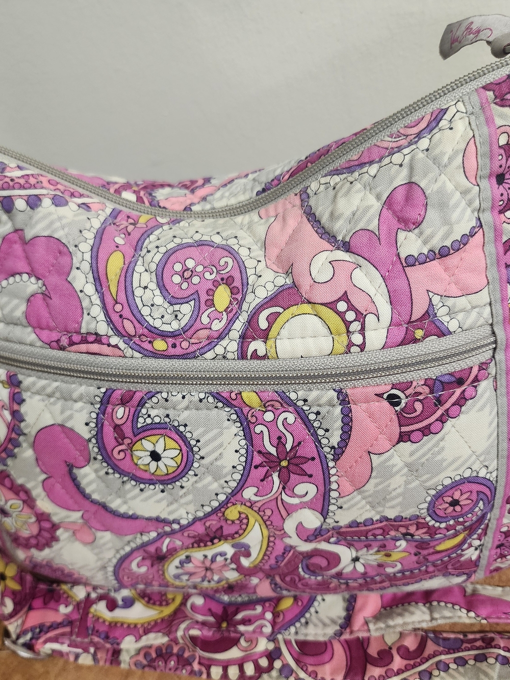 Vera Bradley Pink Paisley Shoulder Bag - Picture 2 of 5